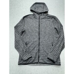Lululemon Surge Full Zip‎ Hoodie Mens Large Gray Athletic Stretch Lightweight